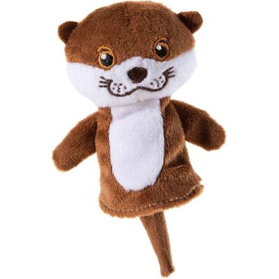 Heunec Fingerpuppe Otter, Spielpuppe, Finger Puppe, Spielzeug, 9 cm, 392878 Heunec Fingerpuppe Otter, Spielpuppe, Finger Puppe, Spielzeug, 9 cm, 392878