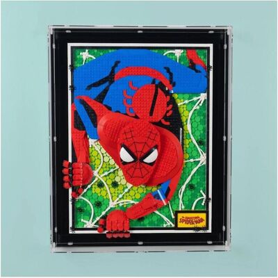 iDisplayit Acryl-Wand-Display für LEGO 31209 The Amazing Spider-Man (Mit schwarzem Hintergrund) iDisplayit Acryl-Wand-Display für LEGO 31209 The Amazing Spider-Man (Mit schwarzem Hintergrund)