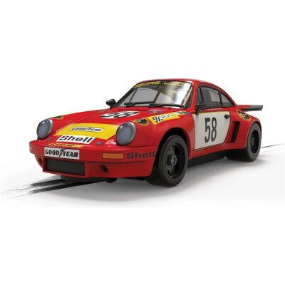 Scalextric Porsche 911 3.0 RSR - Georg Loos Racing - GT Winner 1975 LeMans Scalextric Porsche 911 3.0 RSR - Georg Loos Racing - GT Winner 1975 LeMans