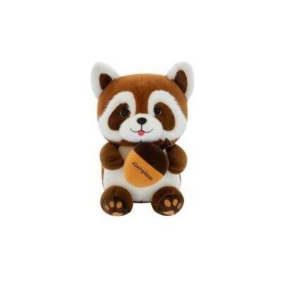Lean Toys Lean Plüsch-Maskottchen Waschbär Zum Knuddeln Mit Eichel 23Cm (23 cm) Lean Toys Lean Plüsch-Maskottchen Waschbär Zum Knuddeln Mit Eichel 23Cm (23 cm)
