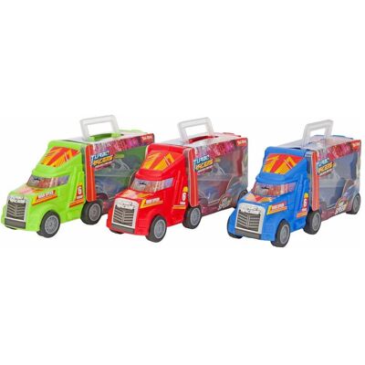 Toi-Toys Lastkraftwagen Minikoffer Mit 2 Autos 2 Fach Sortiert Toi-Toys Lastkraftwagen Minikoffer Mit 2 Autos 2 Fach Sortiert