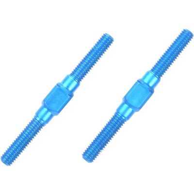 Tamiya Alu Li/Re-Gewindestangen 3x32mm (2) blau Tamiya Alu Li/Re-Gewindestangen 3x32mm (2) blau