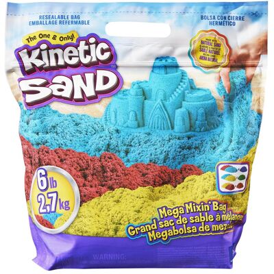 Spin Master Kinetic Sand - Primary Colour Bag - 2,7kg (6065104) Spin Master Kinetic Sand - Primary Colour Bag - 2,7kg (6065104)