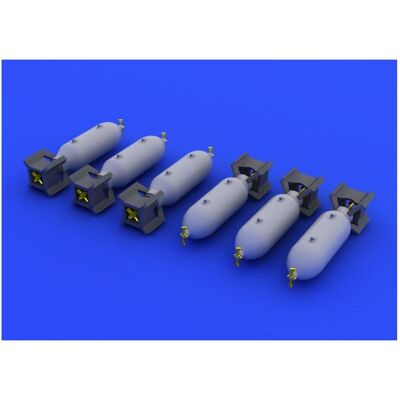 Eduard US 250lb Bomben 1:72 Modellbausatz - Superdetailliert Eduard US 250lb Bomben 1:72 Modellbausatz - Superdetailliert