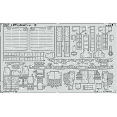 Eduard B-24H undercarriage 1/72 Eduard B-24H undercarriage 1/72