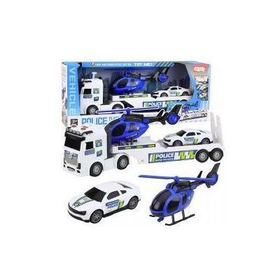Lean Toys Polizei mit Blaulicht und Ton Lean Toys Polizei mit Blaulicht und Ton