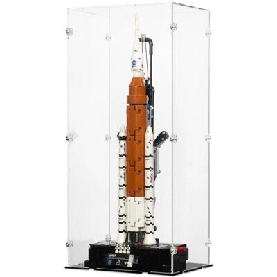 iDisplayit Acryl-Display für LEGO 42221 NASA - Artemis SLS-Schwerlastrakete (Mit schwarzem Boden) iDisplayit Acryl-Display für LEGO 42221 NASA - Artemis SLS-Schwerlastrakete (Mit schwarzem Boden)