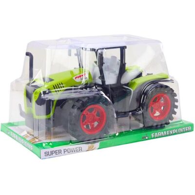Lean Toys Lean Traktor Farmerski Du?y Nap?d Frykcyjny Zielony Pojazd Rolniczy Lean Toys Lean Traktor Farmerski Du?y Nap?d Frykcyjny Zielony Pojazd Rolniczy