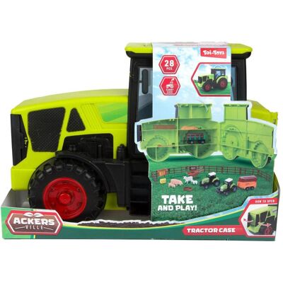Toi-Toys Bauernhof-Spielset im Traktorkoffer - 28-teilig. Toi-Toys Bauernhof-Spielset im Traktorkoffer - 28-teilig.