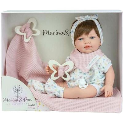 Marina & Pau Süsse Baby Farfalla Spanische Puppe mit Decke Marina & Pau Süsse Baby Farfalla Spanische Puppe mit Decke