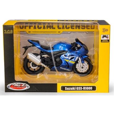 Daff MSZ 1:18 SUZUKI GSX-R1000/ 67703/blau Daff MSZ 1:18 SUZUKI GSX-R1000/ 67703/blau