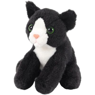 Beppe Seated cat mascot, black 13 cm (13 cm) Beppe Seated cat mascot, black 13 cm (13 cm)