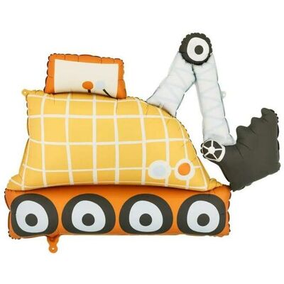 Partydeco Folienballon Bagger Mehrfarbig (1x) Partydeco Folienballon Bagger Mehrfarbig (1x)
