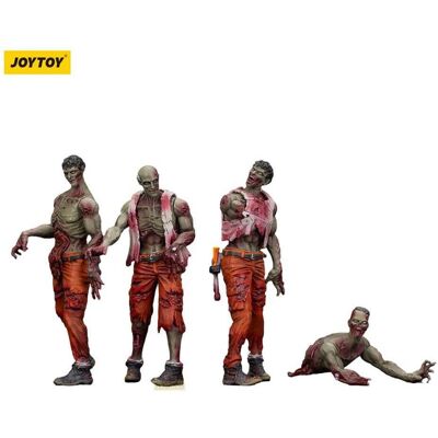 Joy Toy Zombie Dark Source Actionfiguren 4er-Pack Mechanic Team 8 cm Joy Toy Zombie Dark Source Actionfiguren 4er-Pack Mechanic Team 8 cm