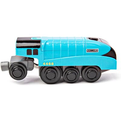 Bigjigs Rail Elektrolokomotive Mallard blau / ab 3 Jahren Bigjigs Rail Elektrolokomotive Mallard blau / ab 3 Jahren