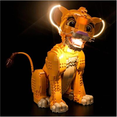 BrickBling LED Licht Set für LEGO Simba, der junge König der Löwen (43247) BrickBling LED Licht Set für LEGO Simba, der junge König der Löwen (43247)