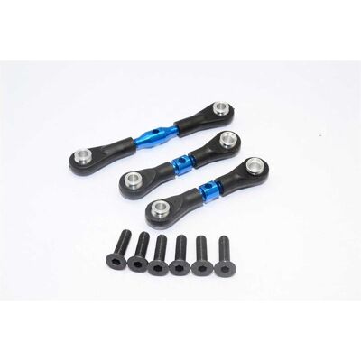 GPM aluminium gewindespurstangen mit kugelpfannen blau (3 stk.) tamiya tt01 GPM aluminium gewindespurstangen mit kugelpfannen blau (3 stk.) tamiya tt01