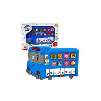 Lean Toys E-Piano Pädagogisch Für Kleinkinder Blauer Bus Lean Toys E-Piano Pädagogisch Für Kleinkinder Blauer Bus