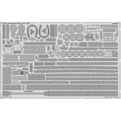 Eduard USS Missouri BB-63 Teil 3 1/350 - Boot Detailset Eduard USS Missouri BB-63 Teil 3 1/350 - Boot Detailset
