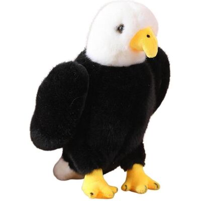 Lean Toys Schwarz-weisser Adler 25cm (25 cm) Lean Toys Schwarz-weisser Adler 25cm (25 cm)