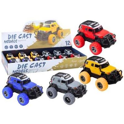 Lean Toys Geländewagen 1:32 Metallgummiräder MIX-Antrieb Lean Toys Geländewagen 1:32 Metallgummiräder MIX-Antrieb