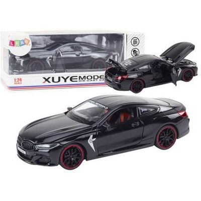 Lean Toys Sportwagen, Metall, schwarzer Friktionsantrieb Lean Toys Sportwagen, Metall, schwarzer Friktionsantrieb