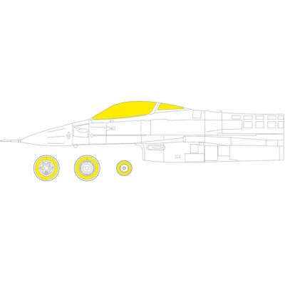 Eduard F-16C Block 25/42 TFace 1/48 for KINETIC Eduard F-16C Block 25/42 TFace 1/48 for KINETIC