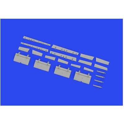 Eduard Su-25 flaps and slats PRINT 1/48 ZVEZDA Eduard Su-25 flaps and slats PRINT 1/48 ZVEZDA