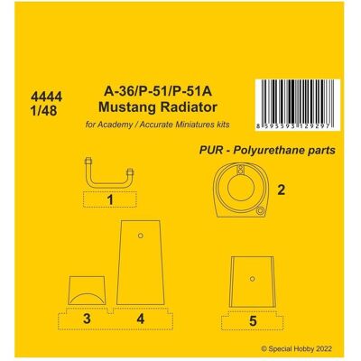 CMK A-36 Apache / P-51 / P-51A Mustang Radiator CMK A-36 Apache / P-51 / P-51A Mustang Radiator