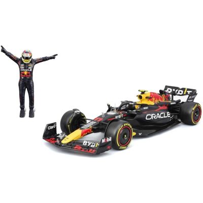 Bburago Red Bull F1 RB19 mit Figur 1/24 Pérez Bburago Red Bull F1 RB19 mit Figur 1/24 Pérez