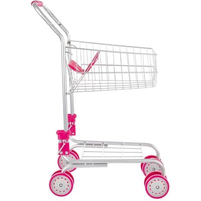 Idena, Kaufladen Zubehör, Einkaufswagen Metall Idena, Kaufladen Zubehör, Einkaufswagen Metall