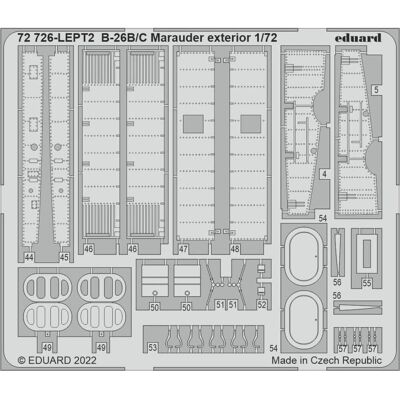 Eduard B-26B/C Marauder exterior for HASEGAWA / HOBBY 2000 Eduard B-26B/C Marauder exterior for HASEGAWA / HOBBY 2000