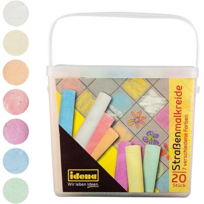 Idena Strassenmalkreide 20er Box 7 Farben (20x) Idena Strassenmalkreide 20er Box 7 Farben (20x)