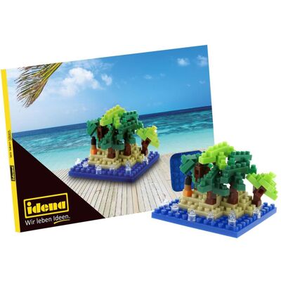 Idena Minibausteine Postkarte Happy Holiday Idena Minibausteine Postkarte Happy Holiday