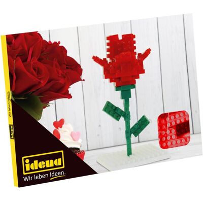 Idena 40151 Postkarte Rose Mini- Bausteine - Postkarte Idena 40151 Postkarte Rose Mini- Bausteine - Postkarte