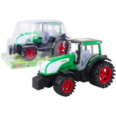 Lean Toys Grüner Traktor mit Antrieb Lean Toys Grüner Traktor mit Antrieb