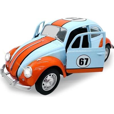 Hellblau Volkwagen Classical Beetle 1967 Diecast 1:28 inkl. Knopfzellen Hellblau Volkwagen Classical Beetle 1967 Diecast 1:28 inkl. Knopfzellen
