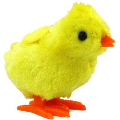 Lean Toys Aufziehbares Hüpfhuhn aus Plüsch (6.50 cm) Lean Toys Aufziehbares Hüpfhuhn aus Plüsch (6.50 cm)