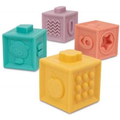 Canpol babies Kleine Spielzeuge Weiche Sensorische Bauklötze - Baby Spielzeug Canpol babies Kleine Spielzeuge Weiche Sensorische Bauklötze - Baby Spielzeug