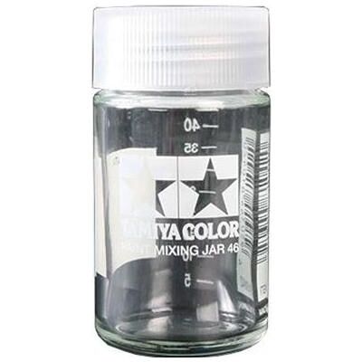 Tamiya Farb-Mischglas rund 46ml m. Skala Tamiya Farb-Mischglas rund 46ml m. Skala