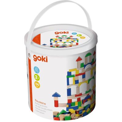 Goki Holzbausteine in Ton-Farbe Goki Holzbausteine in Ton-Farbe