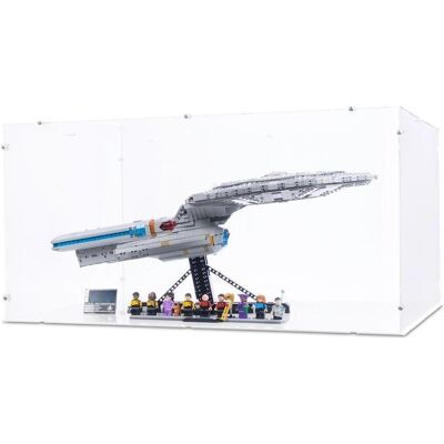 iDisplayit Acryl-Display für LEGO 10356 Star Trek: U.S.S. Enterprise NCC-1701-D (Mit weissem Boden) iDisplayit Acryl-Display für LEGO 10356 Star Trek: U.S.S. Enterprise NCC-1701-D (Mit weissem Boden)