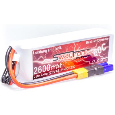 Swaytronic Sway-El 6S (2600 mAh, 22.20 V) Swaytronic Sway-El 6S (2600 mAh, 22.20 V)