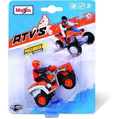 Maisto ATV's assortiert mit Rückzug Maisto ATV's assortiert mit Rückzug