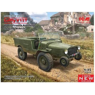 ICM Laffly V15T, WWII French Artillery Towing Vehicle (100% new molds) ICM Laffly V15T, WWII French Artillery Towing Vehicle (100% new molds)