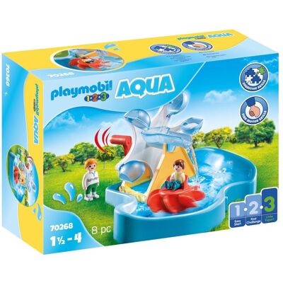Wasserrad mit Karussell (70268, Playmobil 1.2.3) Wasserrad mit Karussell (70268, Playmobil 1.2.3)