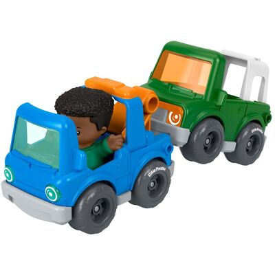 Fisher Price People Spielzeugset Pannenhilfe mit Spielfigur und Fahrzeug, 5 Teile Fisher Price People Spielzeugset Pannenhilfe mit Spielfigur und Fahrzeug, 5 Teile