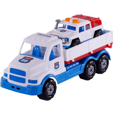 Cavallino XL Torpedo LKW mit Jeep - Spielzeug LKW Cavallino XL Torpedo LKW mit Jeep - Spielzeug LKW