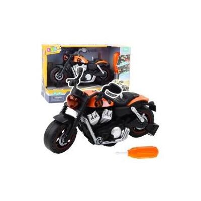 Lean Toys Diy Drehen Motorrad Lichter Klingt Orange Lean Toys Diy Drehen Motorrad Lichter Klingt Orange