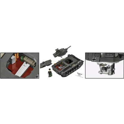 Cobi Panzer III Ausf.H Bausatz – – 1:28 Modell – 963 Teile Cobi Panzer III Ausf.H Bausatz – – 1:28 Modell – 963 Teile